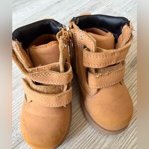 wonder nation Tan Hook-and-Loop Kids Boots